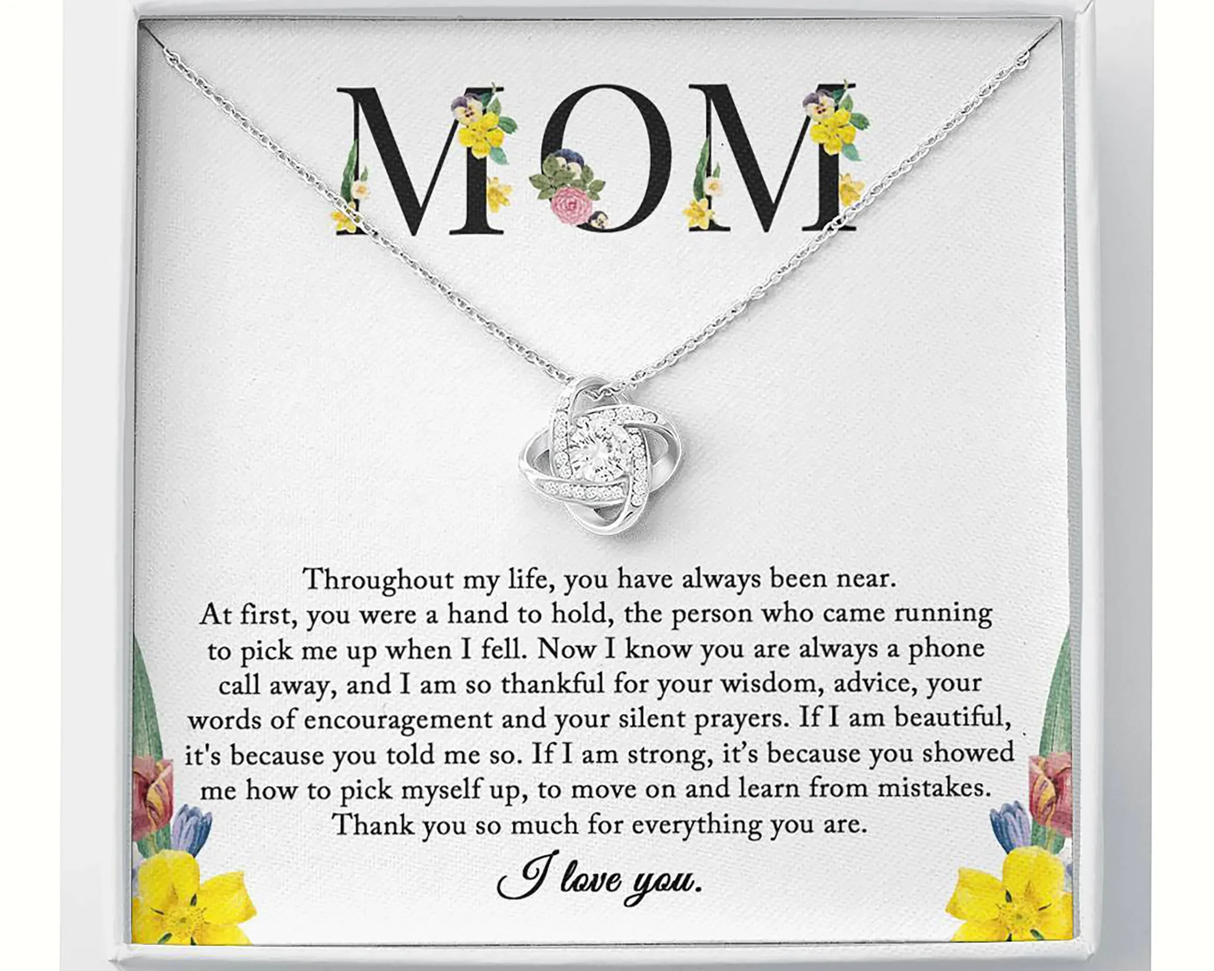 To My Necklace, Sentimental Mom Gift From Daughter, Mom Necklace, Mom Birthday Gift From Daughter, Mother's Day Gift, Christ