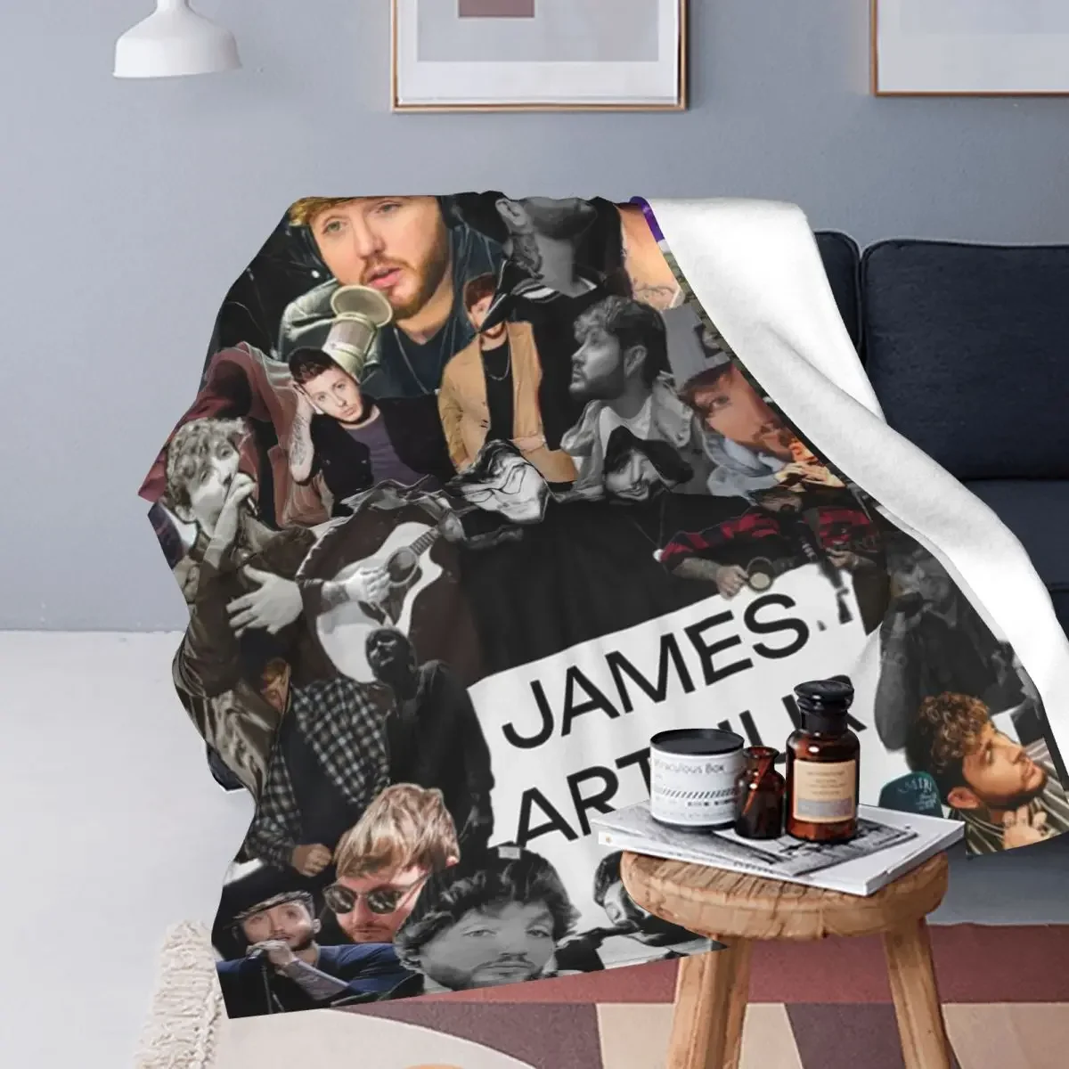 Custom James Arthur Itll All Make Sense In The End Blanket Flannel Sofa Throw Blanket Throw Blankets For Bedding Throws Bedsprea
