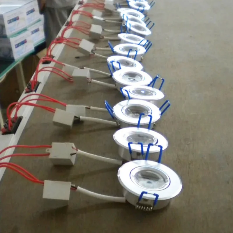 Teto LED Downlight RGB 3W Dimmable DC12V Recesso LED Spot Light Gabinete Showcase Lâmpada 220V Lâmpada Led Com Controle Remoto