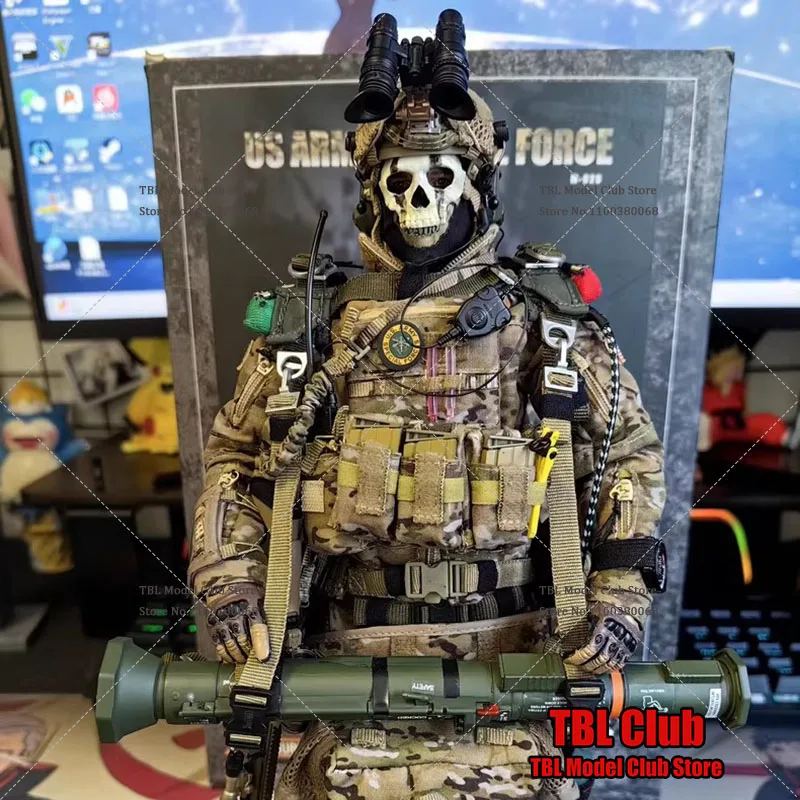 Zabawki Minitimes Figurka Akcji Sił Specjalnych Armii USA w Skali 1/6 dla 12-calowych Figurek - Pełny Zestaw Militarnego Wyposażenia, Zabawka Żołnierza Szybkiej Reakcji