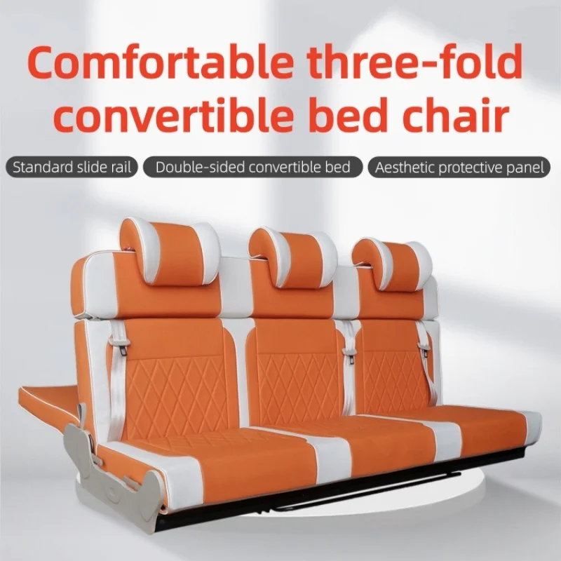 Campervan Interior Kits Tri-fold Bed Chair  RV Seat Bed Sofa Space-Saving for Motorhomes Camper Van Modification Customized