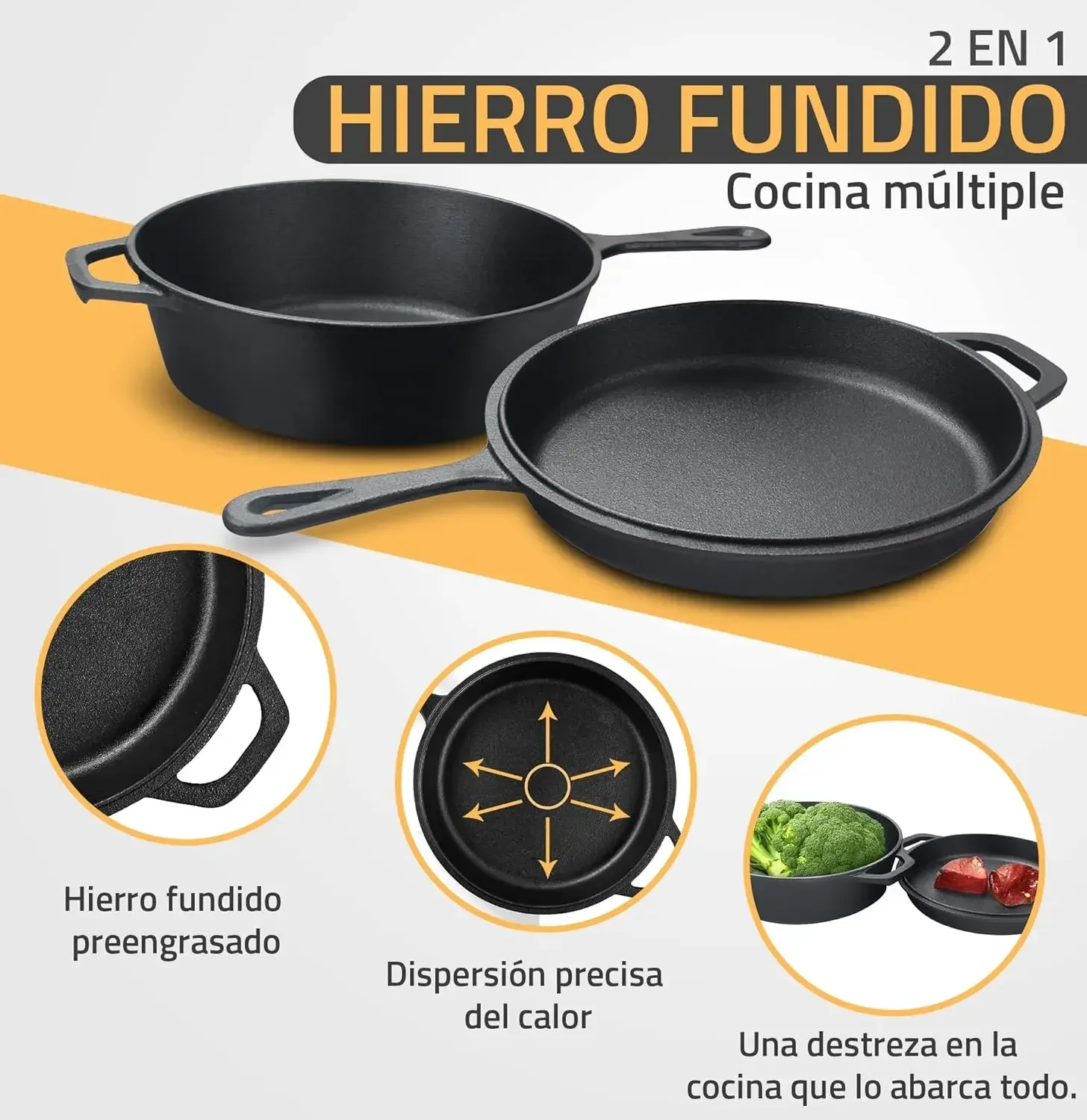 Cómo Asar Comida Perfecta con la Olla de Hierro Fundido KICHLY en AliExpress