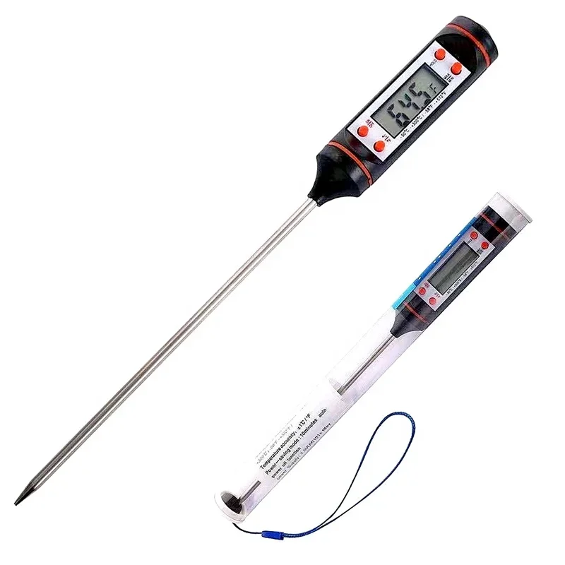 Portable Safety house hold Probe BBQ Instant Read Cooking Oven Oil Kitchen Digital Food Meat Thermometer
