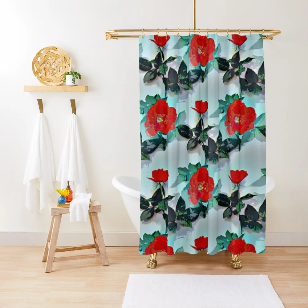 

All the Pretty Flowers Shower Curtain For Bathroom Bathroom Accessory Waterproof Fabric Bathroom Anime Shower Curtain