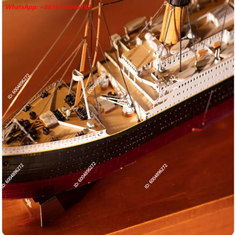 MU Titan Cruise Ship Model 3D Metal Jigsaw Puzzle, DIY Puzzle Toy, desktop Office Decoration, Stress-Relieving Gift for Girlfrie