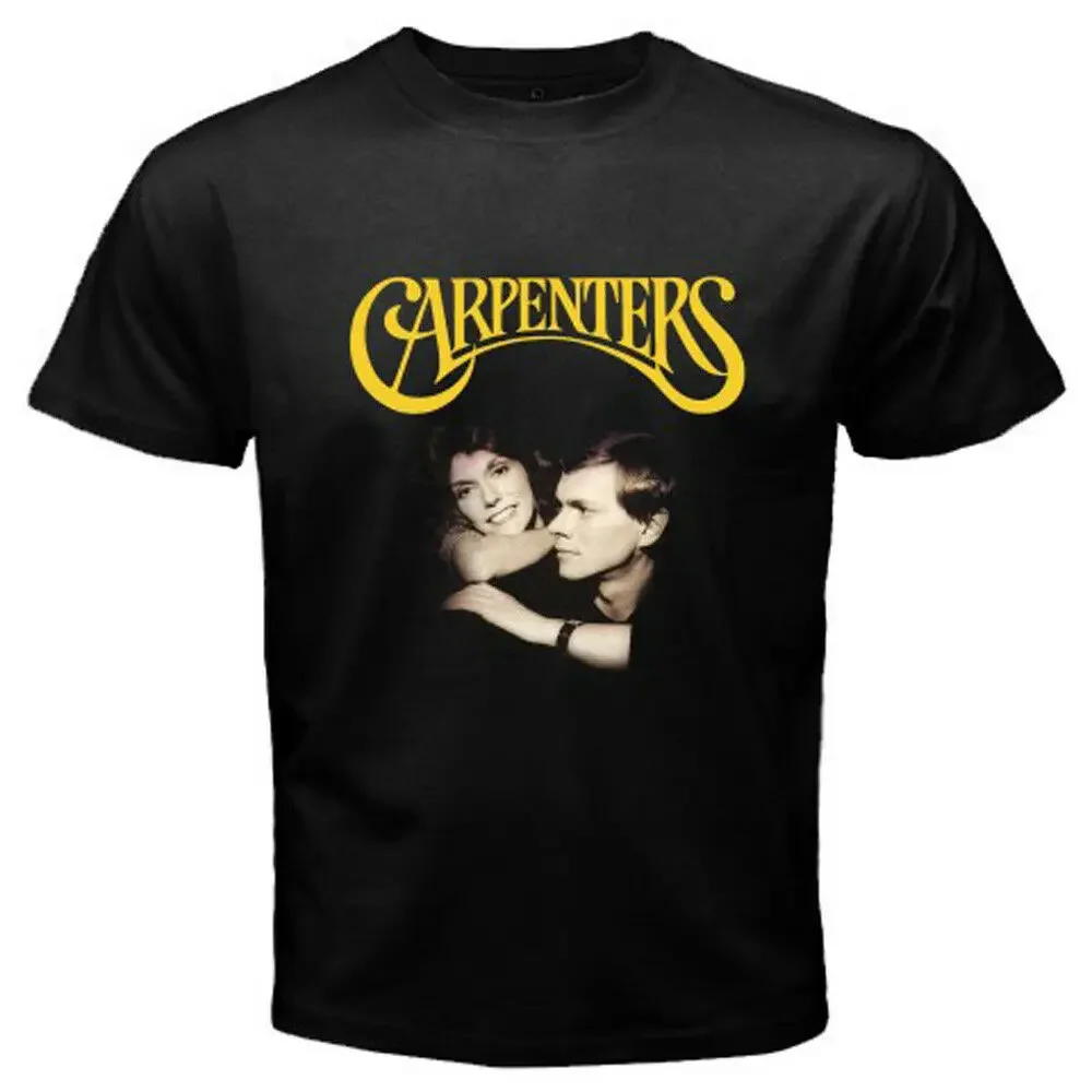 

The Carpenters 70's Karen Richard Men's Black T-Shirt Size S M L XL 2XL 3XL