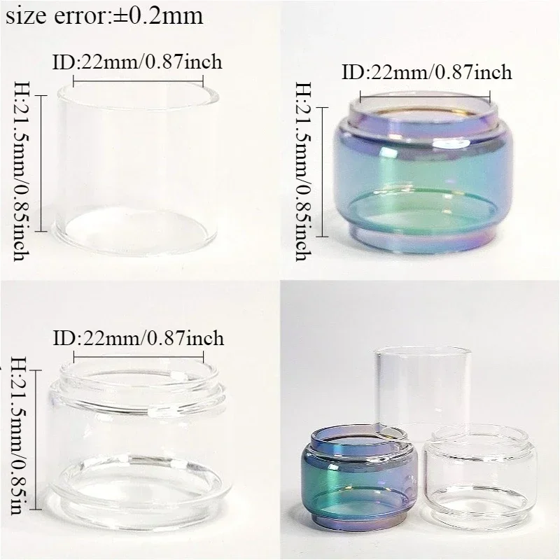 أنبوب زجاجي مستقيم 3 في 1 لـ Skrr-s Luxe S kit Luxe II 220 وات GEN S KIT revenger X kit Sky Solo plus NRG-S ملحقات الخزان #2