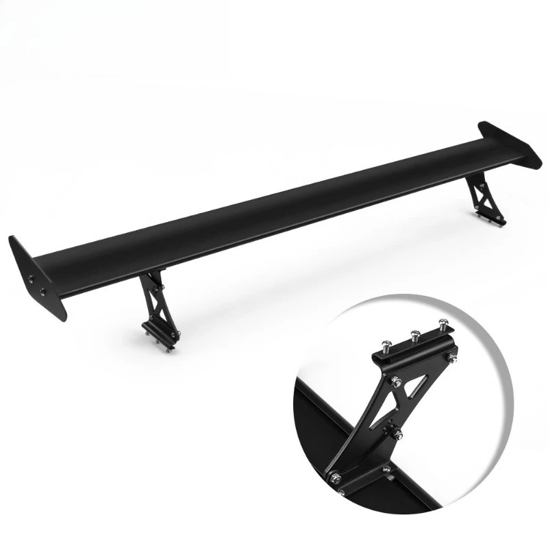 Car car modification without punching single-layer aluminum alloy tail wing sedan fixed wind wing spoiler lightweight