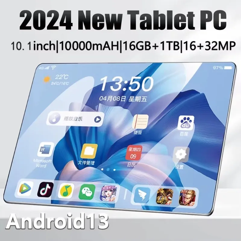 

2024 Global Version Android 13 Snapdragon 888 Tablet 16GB 1TB Dual SIM 10 Core WPS GPS Bluetooth 5G WiFi Phone Call Mi Tablet PC