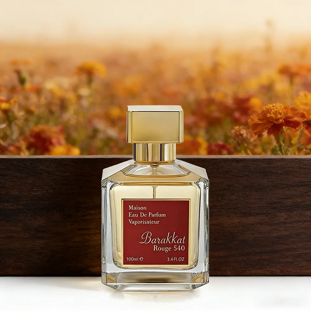 

Barakkat Rouge 540 Maison Alhambra EDP 3.4oz/100ml Women Travel Fragrance Sweet Woody Amber Long Lasting Elegant Gift for Her