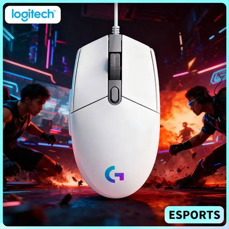 

Logitech G102 Prodigy Gaming Mouse, 1ms Response Time, High Precision Sensor, RGB Lighting for RTS Games