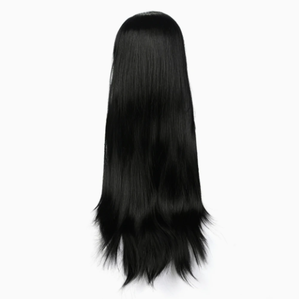 ابن الشيطان لعلم الآثار، شعر مستعار أسود طويل مستقيم في المنتصف #4