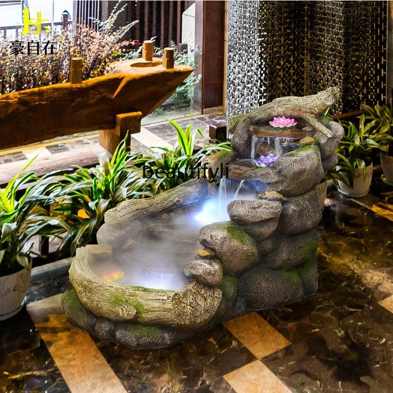 

V Fish Pond Artificial Mountain and Fountain Craft Decoration Modern Home Decoration Garden Decorations Floor