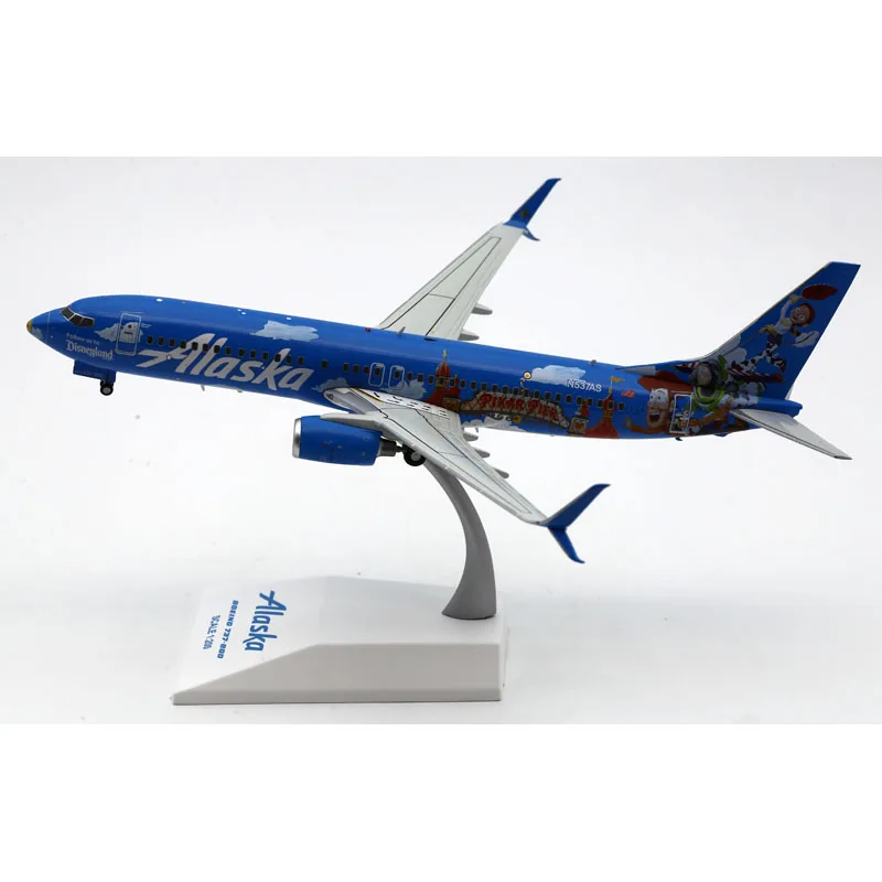 EW2738004 Alloy Collectible Plane Gift JC Wings 1:200 Alaska Airlines Boeing B737-800 Diecast Aircraft JET Model N537AS