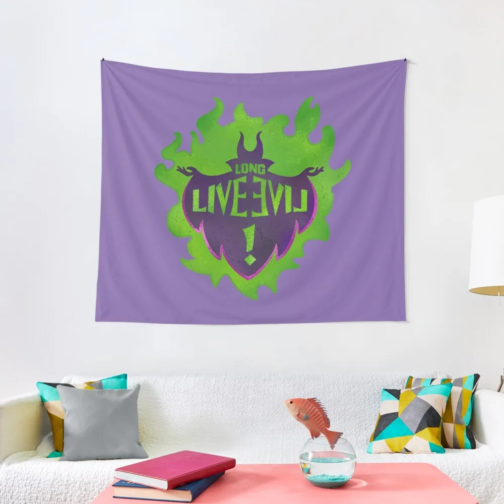 

Maleficent Mal Descendants Tapestry Custom Wall Decorations Aesthetic Home Decor Cute Room Things Tapestry