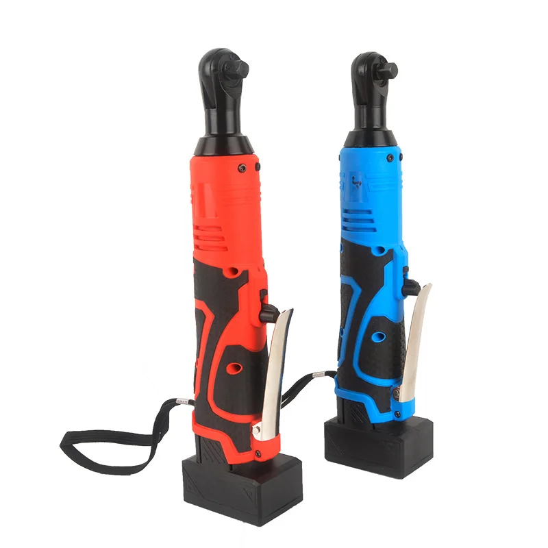 

28V Cordless Electric Ratchet Wrench Portable Multifunctional 3/8 Inch Ratchet Wrench 90 Degree Cordless Power Ratchet Wrench