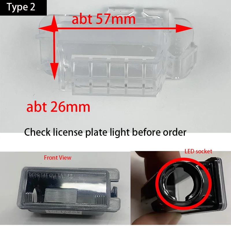 HD CCD Night Vision Car Rear View Reverse Backup Camera Waterproof For Ford Galaxy MK2 MK3 license plate camera
