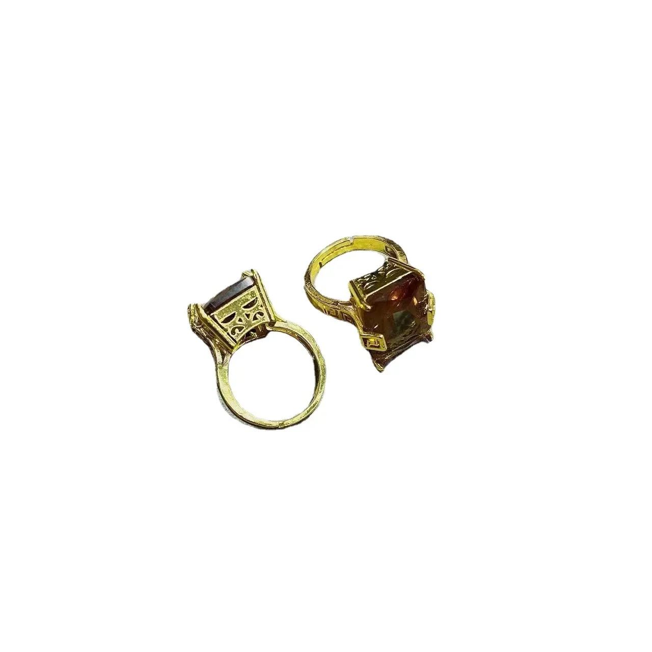 French hot-selling Turkish sultan stone color-preserving ring  stone personalized living ring