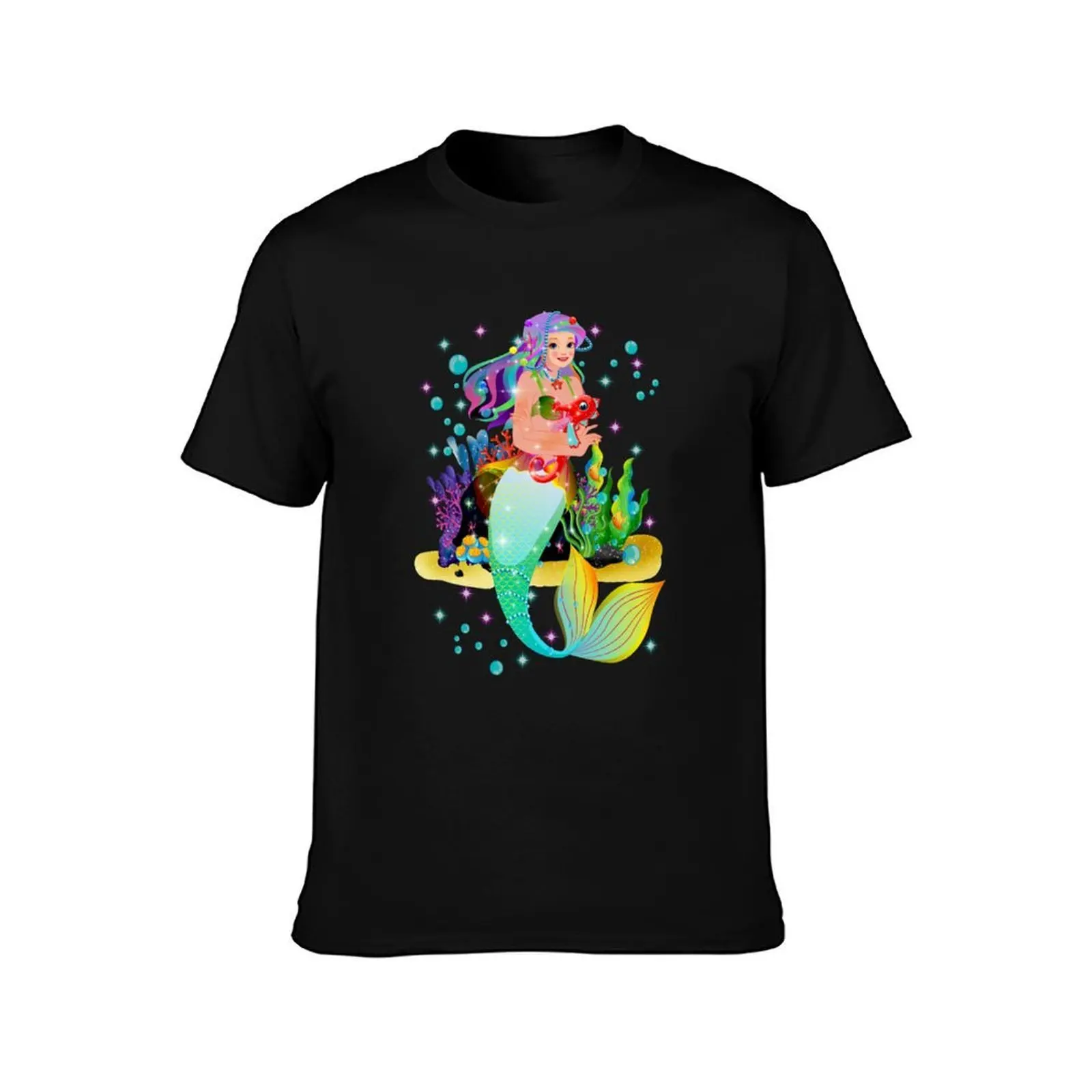 Meredith the Mermaid? T-Shirt, Summer Casual Cotton Tee, Oversized Streetwear Tops, Vintage Graphic Print, Unisex Men Women