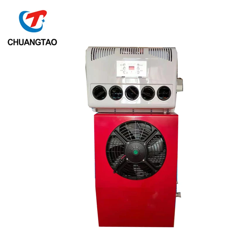 Big truck bus excavator high quality Parking Cooler air conditioning 12V 24V air conditioning electric