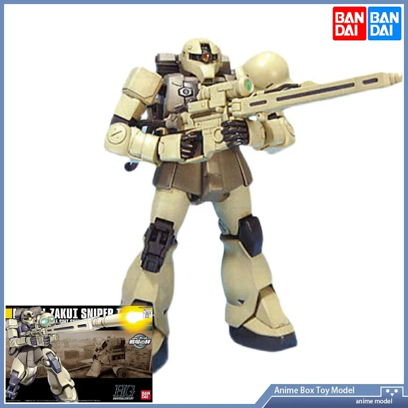

[In Stock] Bandai HGUC 071 Zaku1 SNIPER ZAKU MS-05L GUNDAM Action Assembly Model