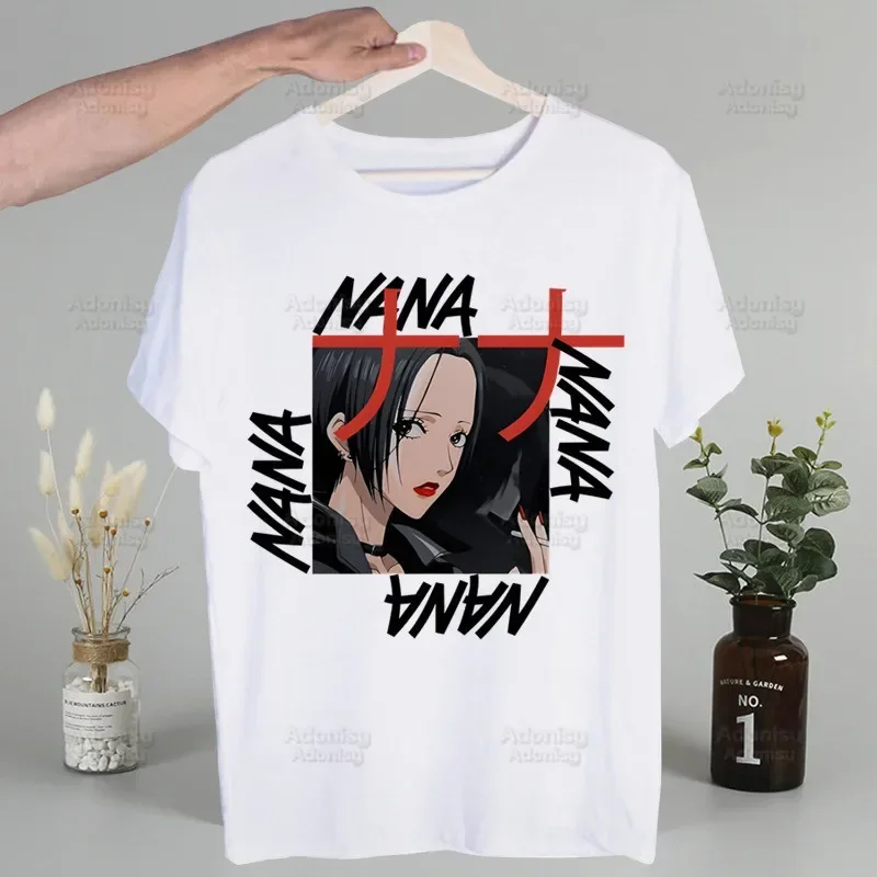 Black Stones NANA Osaki Ren Honjo Printing Street Style Casual Short Sleeve Men T Shirt O-neck Tshirt Male T-shirt