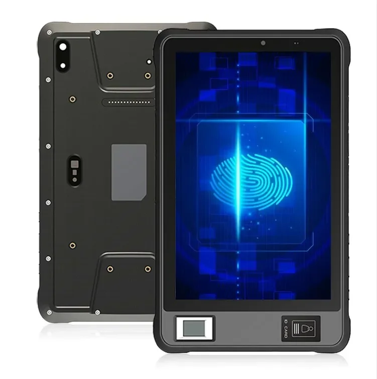 10 Inch 4G LTE Rugged Industrial Tab Vehicle Mount IP67 Fingerprint NFC Barcode Scanning GPS Android Tablet PC