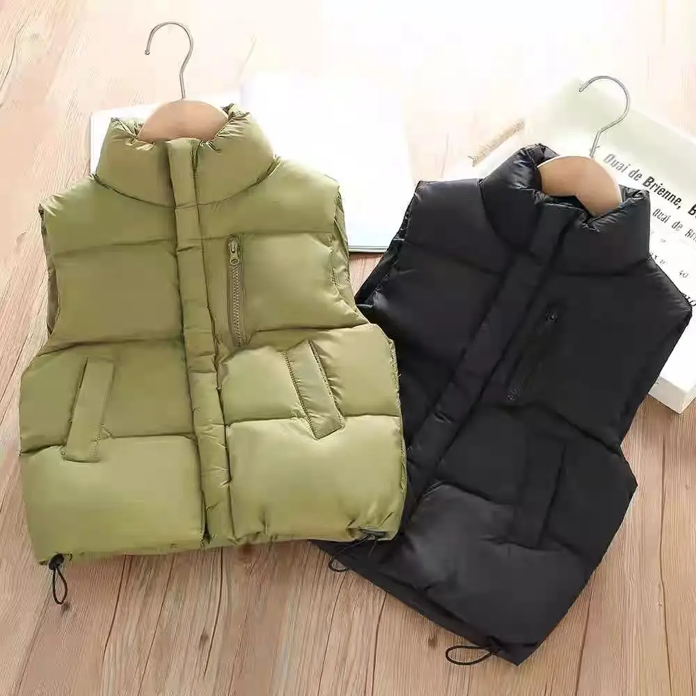New  Boy Vest Winter Down Jacket  Kids Baby  Coats  Children   Autumn  2025-A004