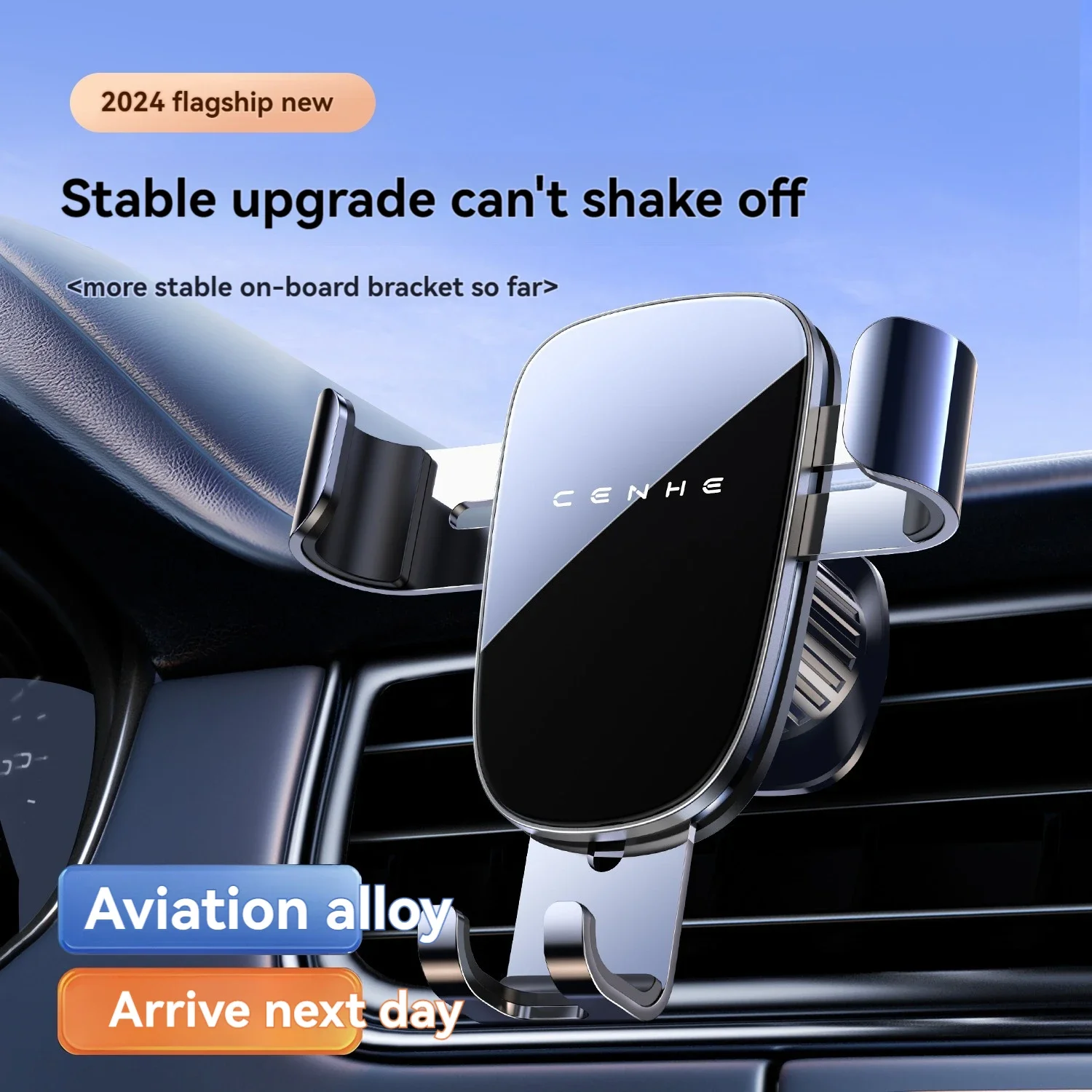 

C09 Gravity Car Phone Holder Air Vent Mount Cell Phone Holder in Car Mobile Support For iPhone 13 12 Xiaomi Universal GPS Stand