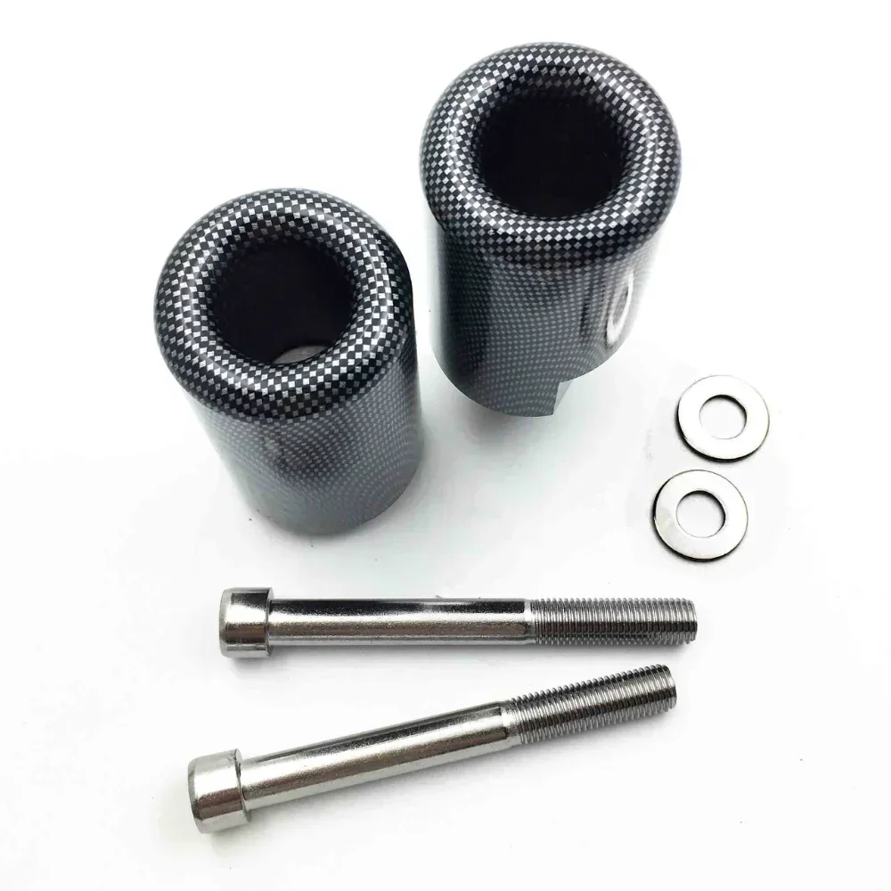 Pelindung Tabrakan Penggeser Bingkai untuk Suzuki 2004-2005 GSXR 600 750 Suku Cadang Sepeda Motor Serat Karbon Tanpa Potongan