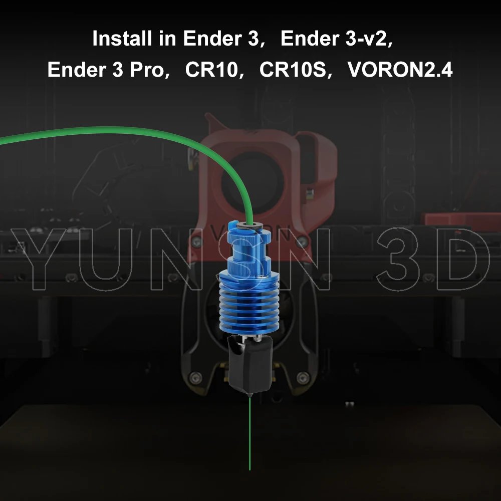 High Speed Print Head Upgrade TZ V6 3.0 Hotend Kit For Ender 3/3 PRO VORON 2.4 Hi-End Extruder J-head for Prusa Ender 3 V2/CR10 view 4