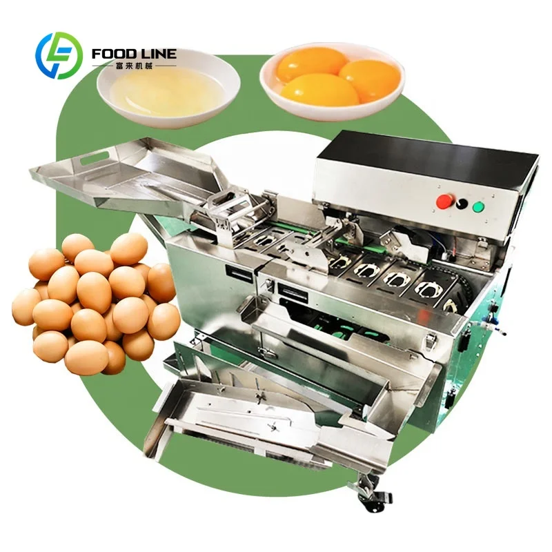 Custom made Auto New Egg Breaker Break Yolk White Separator Separated