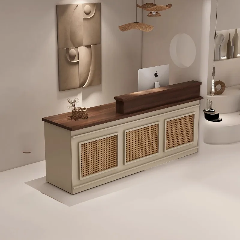 

wood modern reception desks store luxury counter service high quality reception desks office salon scrivania office furniture