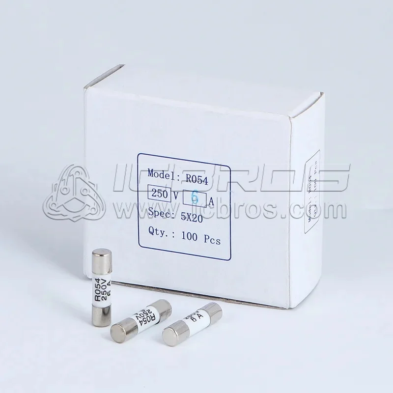 100pcs/lot Ceramic 5*20 RO54 R054 Fuse 0.5A 1A 2A 3A 4A 5A 6A 8A 10A 15A 16A 20A 5x20mm