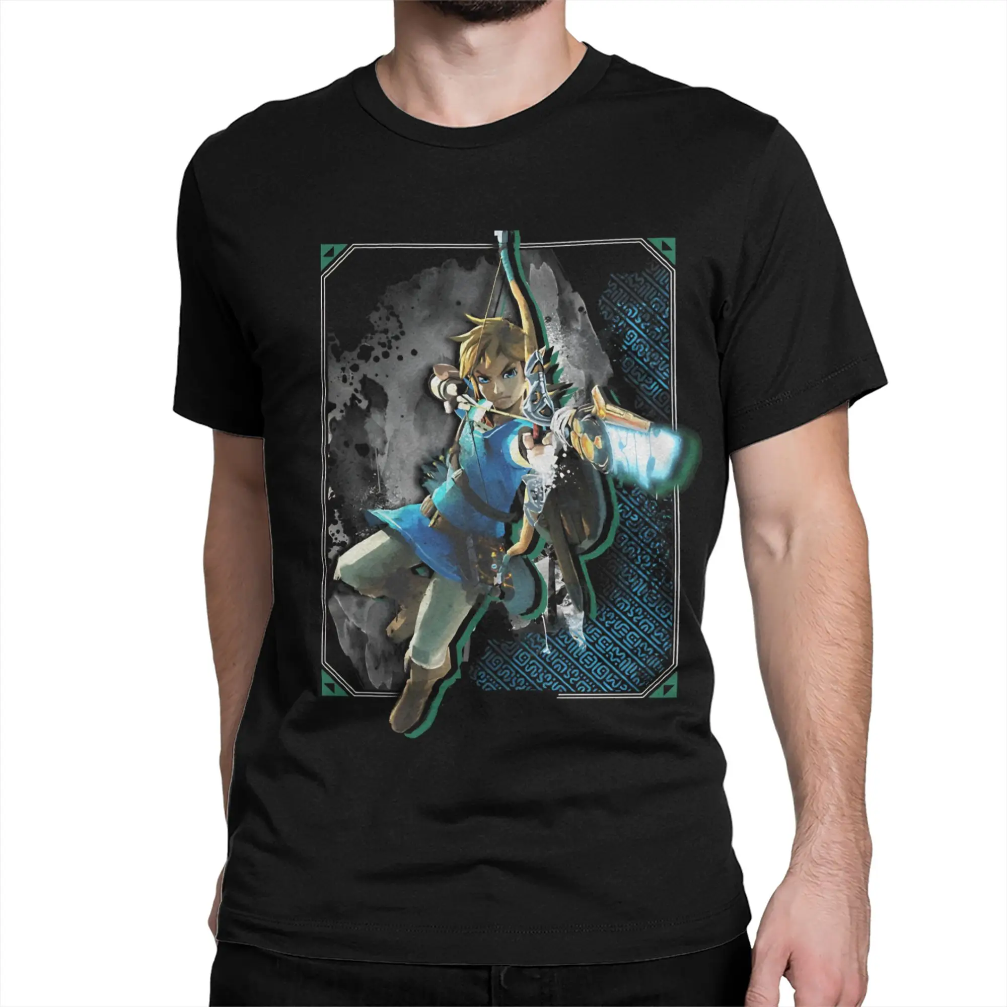 Breath Of The Wild Link Zeldas Legend Men Women T Shirt Novelty Tee Shirt Short Sleeve T-Shirts 100% Cotton Plus Size Tops