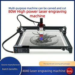 Laser Engraver 80w Small Diy Stainless Steel Marking Logo Engraving Machine Cutting Wood Cloth Leather Laser Engraver Machine