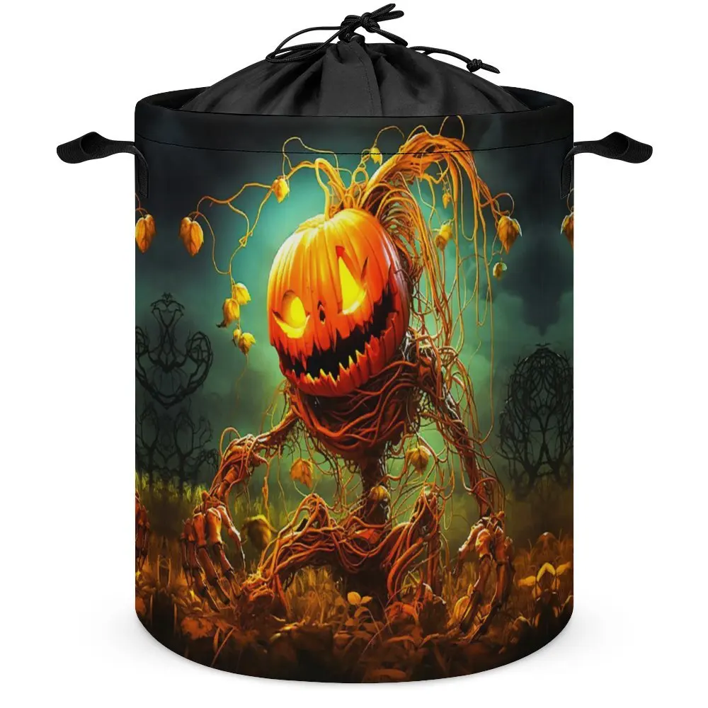 Storage Box I Am Root Spooky JackOLantern Pumpkin Monster Multifunctional Hot Sale Laundry Basket Durable Can Be Folded Storage