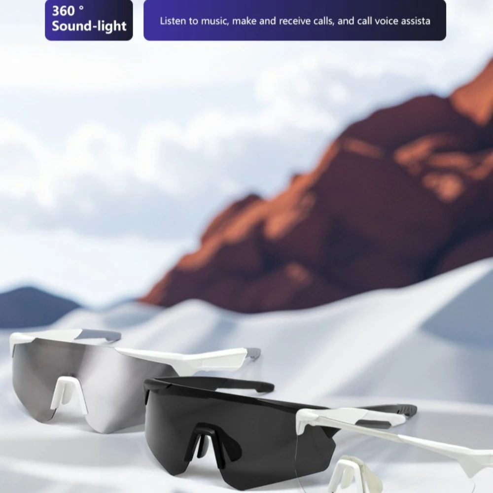 Gafas inteligentes con Bluetooth QY-Pro2, notas de traducción inteligentes, Control remoto, fotografía, música, gafas impermeables