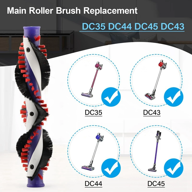 Zamiennik głównego szczotka rolkowa odkurzacza Dyson DC35 DC44 DC45 DC43 wymiana szczotka rolkowa szczotką do czyszczenia