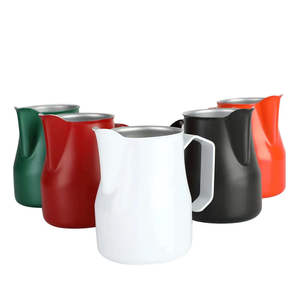 

500ml Milk Frothing Pitcher Latte Art Jug Coffee Shop Milk Jug 304 Stainless Steel Jug Ergonomic Frothing Cup Handle