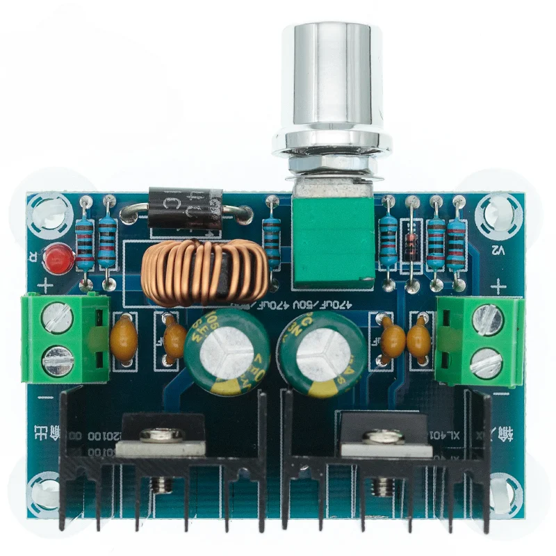 XH-M401 XL4016E1 High Power Voltage Regulator DC-DC 4-40V To 1.25-36V PWM Adjustable Buck Module  Maximum 8A  200W