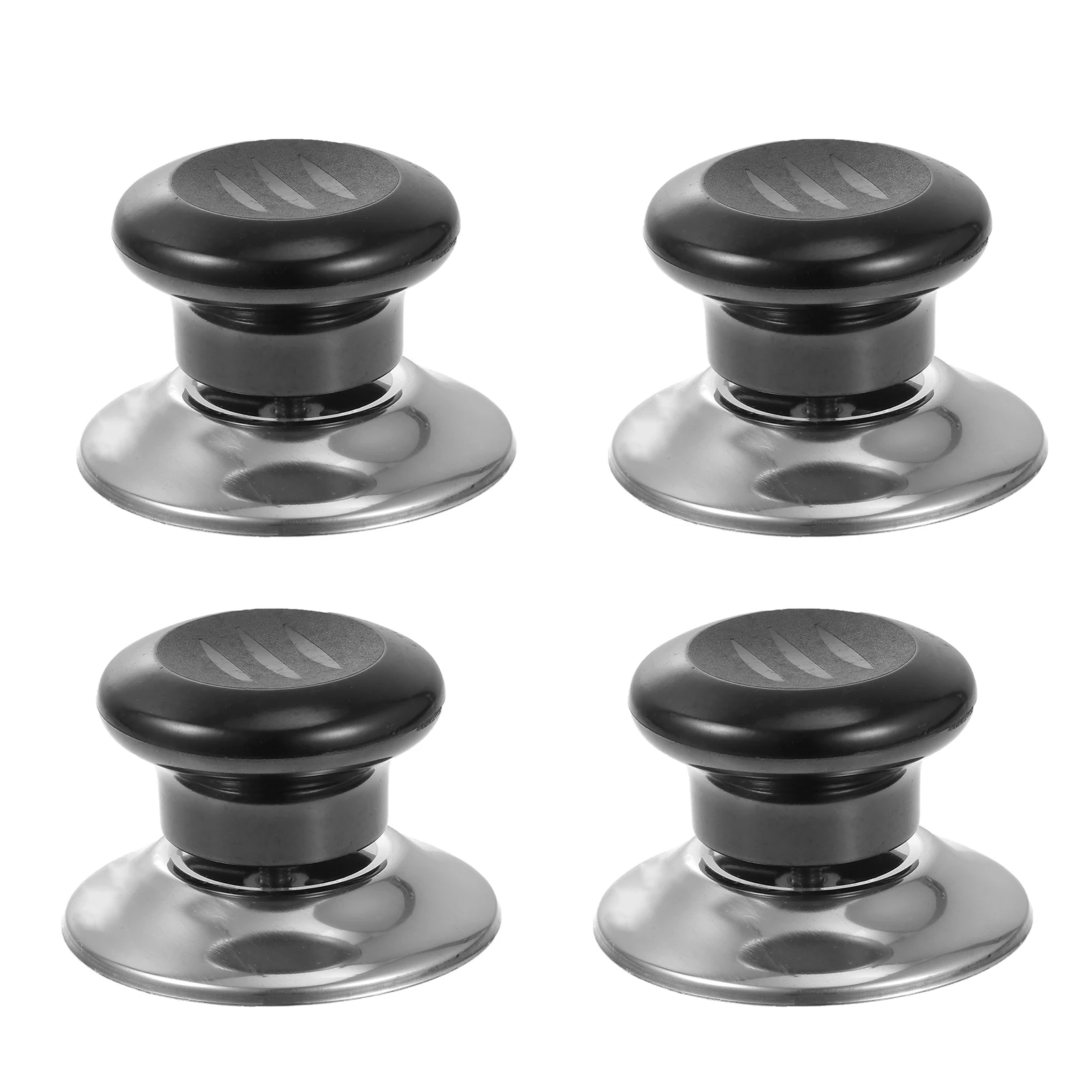 

4pcs Pot Lid Handles Heat-Resistant Kitchen Utensils Replacement Knobs Universal Pan Cover Grips Anti-Scald Cookware