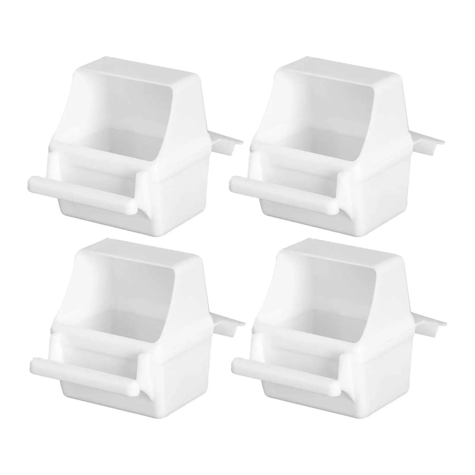 Non Mess Vogelkäfig-Futterspender, Sittich-Futterspender, Käfigzubehör mit Sitzstange, hängende Futternapf für Papageien von Haustieren