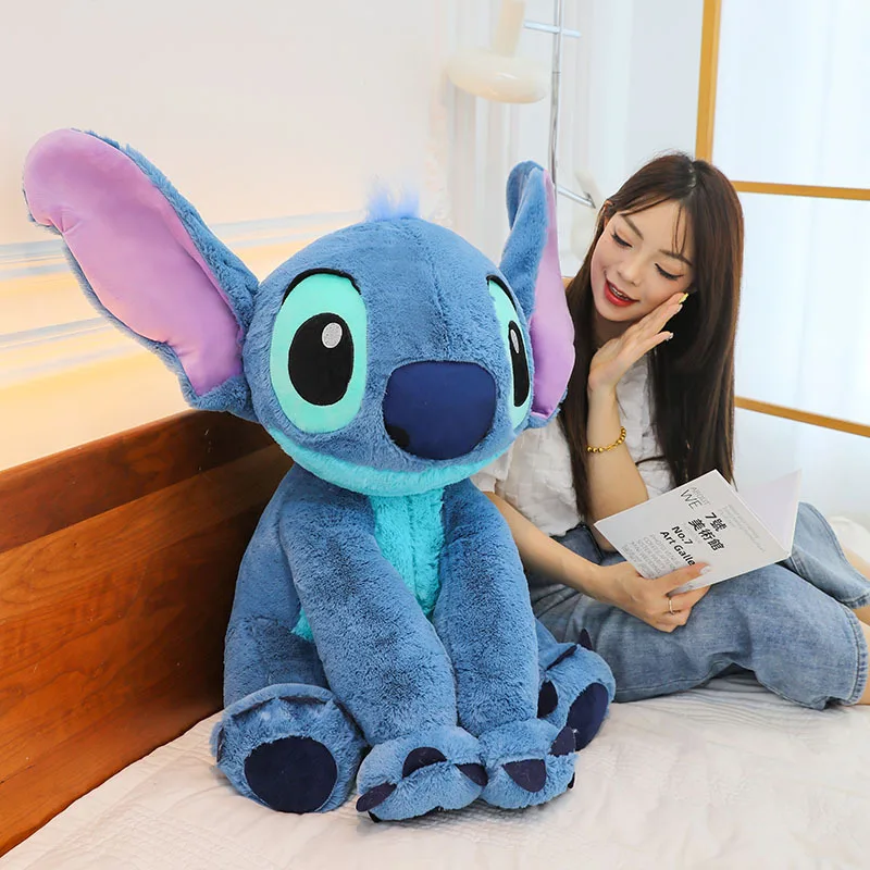 Auf Lager Anime Cartoon Disney's Lilo & Stitch Kawaii Mädchen-Plüschpuppen Niedliche Angel Große Plüschtiere Mädchen-Weihnachts-Geburtstagsgeschenk