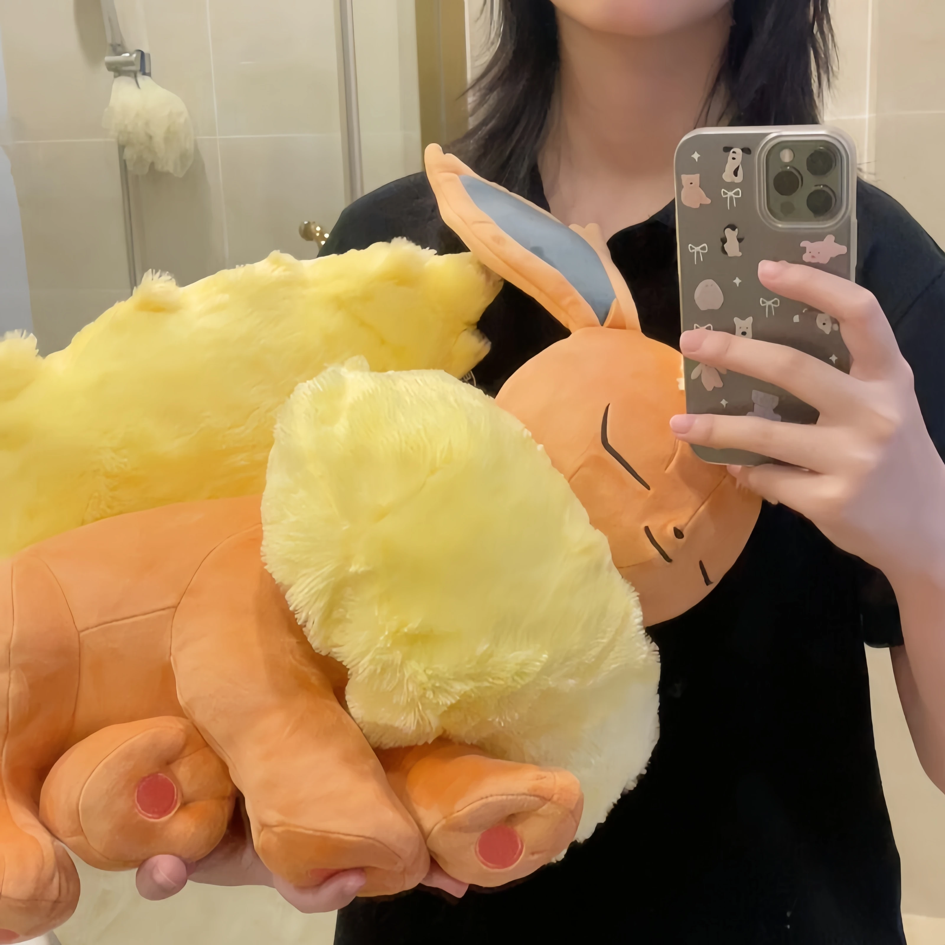 

Sleeping Vaporeon Flareon Plush Toy Pillow Pokemon Eevee Evolution Leafeon Sylveon Jolteon Cartoon Animals Doll Hobbies Gift