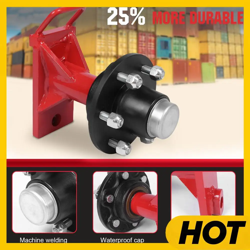 

2 Set of Shipping Container Hub and Spindle Kit with Ratchet Tie 22000LBS Capacity for Move 20ft-40ft Container
