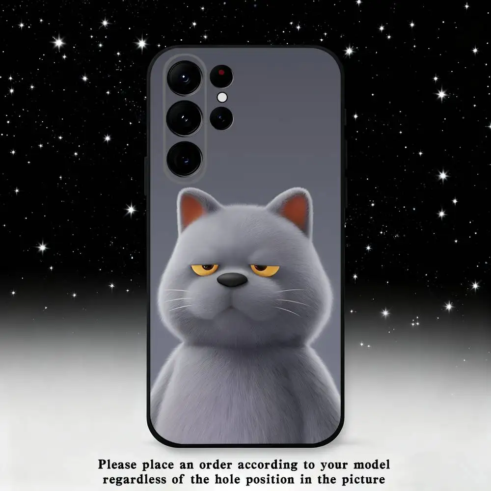 Funda de teléfono de juego Party A-Animals para Samsung S25,S24 Ultra,S20,S30 plus,S22 plus,S23,S30 Ultra 5G, carcasa negra de silicona