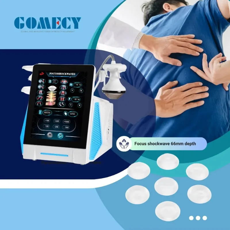 Portable Massage Relaxation Shock Body Wave ESWT Machine Electromagnetic Shockwave Pain Relief Therapy Device