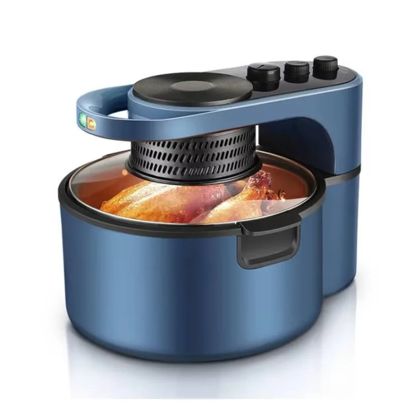 5.5L 1350W Digital Electric Air Fryer Multifunctional Oil-Free Air Cooker Easy Clean Kitchen Healthy Cooking Appliance