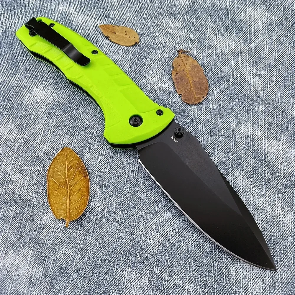 Turret 980 EDC BM Folding Tacitcal Hunting Knife Wilderness Self Defense Flipper Knives Multifunctional Camping Combat Tools